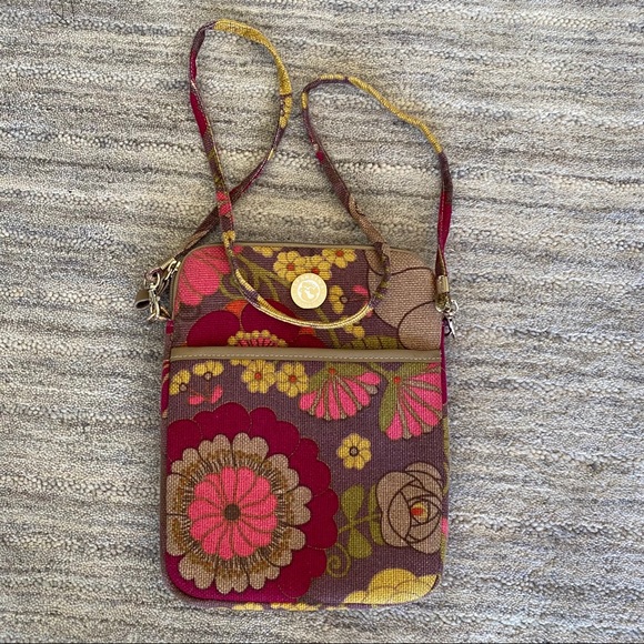 Spartina 449 Handbags - Spartina Linen & Leather Handbag